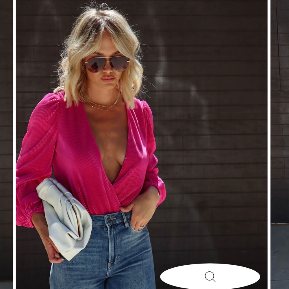 Vici Pink Body Suit